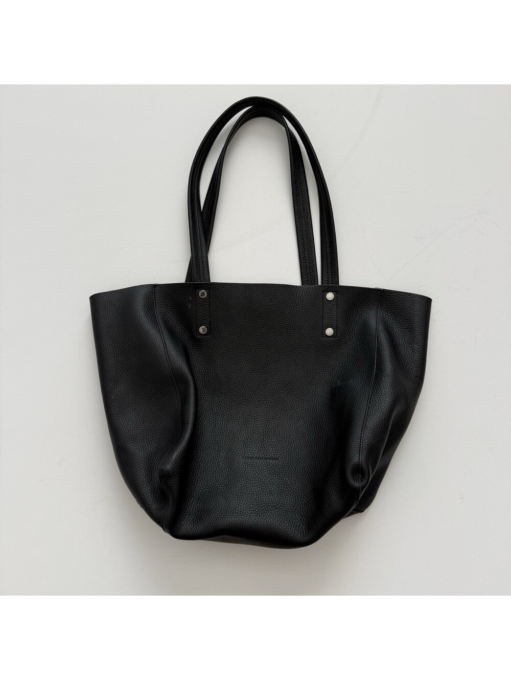 Aimee Kestenberg Manifest Black Pebbled Leather Large Tote Shoulder Bag Handbag